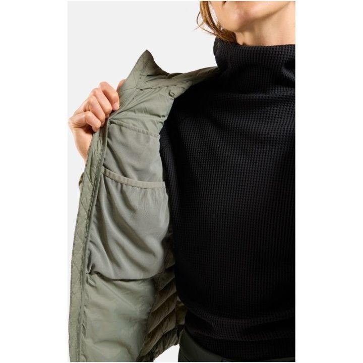 Pūkinė striukė Odlo X-Alp Packable Down 2.0, pilka