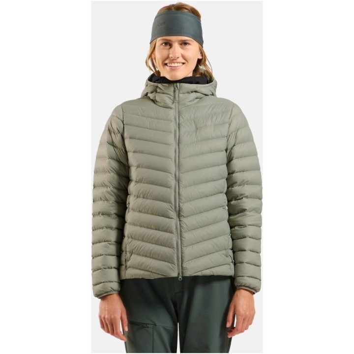 Pūkinė striukė Odlo X-Alp Packable Down 2.0, pilka