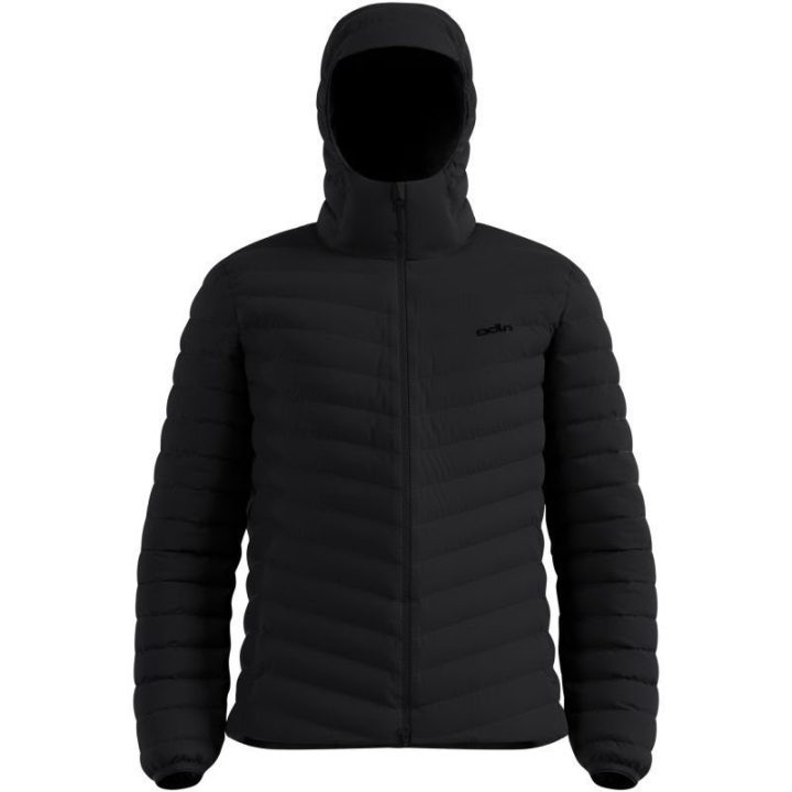 Vyriška pūkinė striukė Odlo X-ALP PACKABLE DOWN, juoda