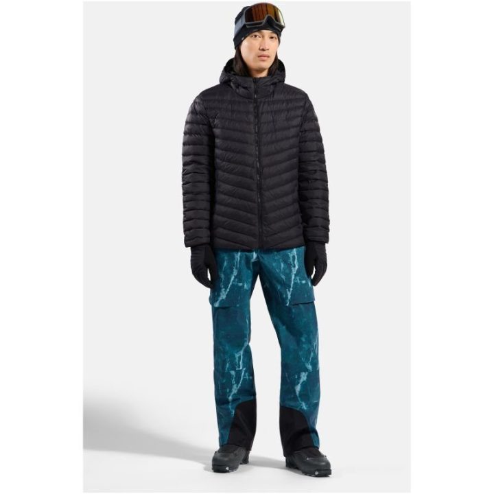 Vyriška pūkinė striukė Odlo X-ALP PACKABLE DOWN, juoda