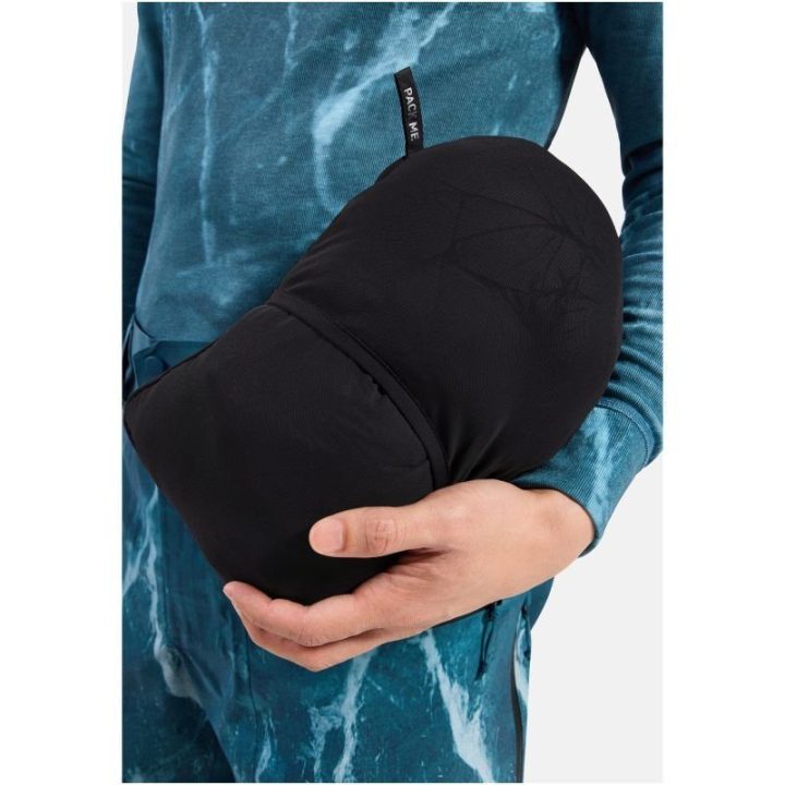Vyriška pūkinė striukė Odlo X-ALP PACKABLE DOWN, juoda