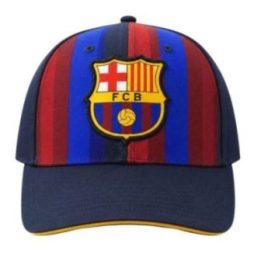Vaikiška kepurė su FC Barcelona herbu, įvairiaspalvė