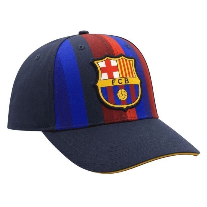 Vaikiška kepurė su FC Barcelona herbu, įvairiaspalvė