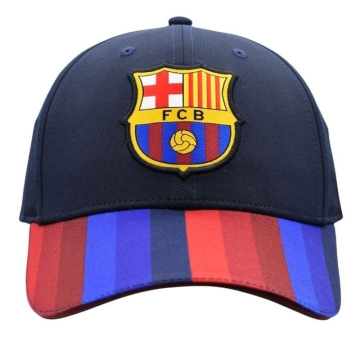 Vaikiška kepurė su FC Barcelona herbu, tamsiai mėlyna