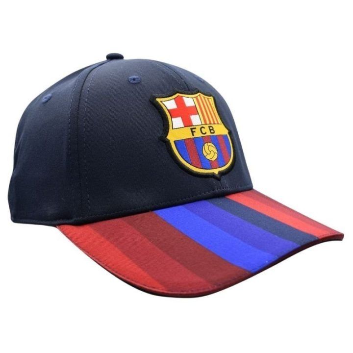 Vaikiška kepurė su FC Barcelona herbu, tamsiai mėlyna
